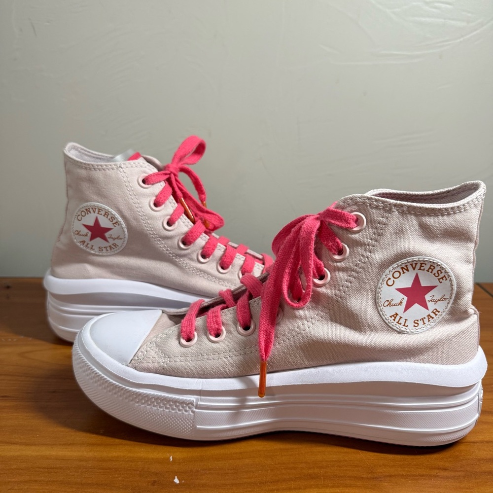 Converse Chuck Taylor All Star Move High 'Barely Rose' Light Pink Sneaker High